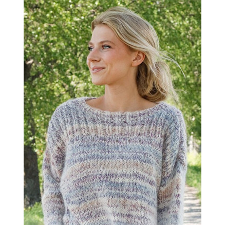 Colorful Walk by DROPS Design - Bluse Strikkeopskrift str. XS - XXL Colorful Walk by DROPS Design - Bluse Strikkeopskrift str. XS - XXL