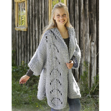 Comfort Zone by DROPS Design - Jakke Strikkeopskrift str. S - XXXL Comfort Zone by DROPS Design - Jakke Strikkeopskrift str. S - XXXL