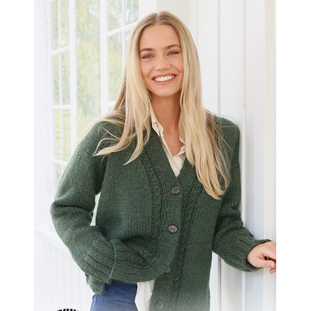 Conversation Starter by DROPS Design - Cardigan Strikkeopskrift str. S - XXXL Conversation Starter by DROPS Design - Cardigan Strikkeopskrift str. S - XXXL