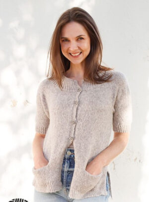 Daisy Lane Cardigan by DROPS Design - Cardigan Strikkeopskrift str. XS - XXL