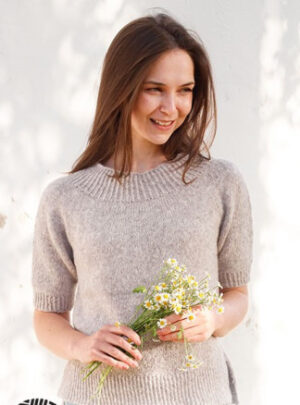 Daisy Lane by DROPS Design - Bluse Strikkeopskrift str. XS - XXL