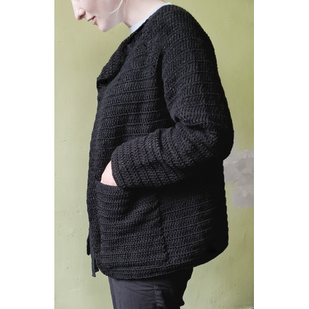 Den med lommer Cardigan af HoldMasken.dk - Garnpakke til Den med lommer str. S - XL Den med lommer Cardigan af HoldMasken.dk - Garnpakke til Den med lommer str. S - XL