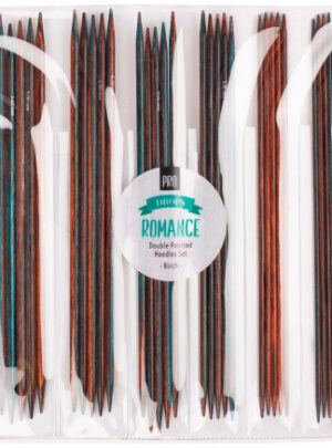 Drops Pro Romance Strømpepindesæt 20 cm birketræ 2,5-5 mm 6 størrelser