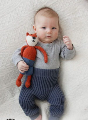 Early Nap Pants by DROPS Design - Baby Bukser Strikkeopskrift Str. Præmatur - 3/4 år