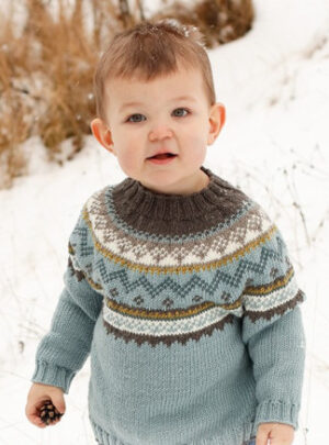 Edge of the Woods Jumper by DROPS Design - Bluse Strikkeopskrift str. 2-12 år