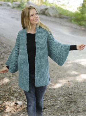Emerald Isle by DROPS Design - Jakke Strikkeopskrift str. S - XXXL