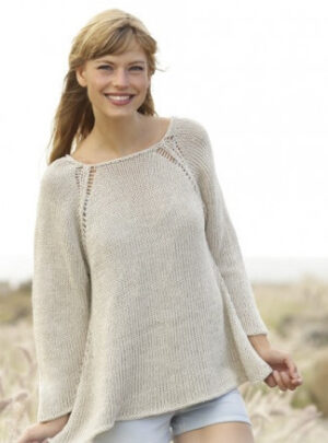 Everyday Comfort by DROPS Design - Bluse Strikkeopskrift str. S - XXXL