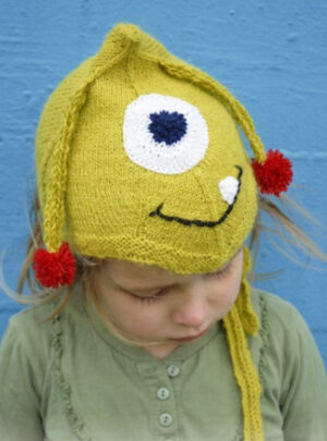 Eye Smile by DROPS Design - Hue Strikkeopskrift str. 1/3 mdr - 3/4 år