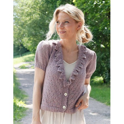 Fairy Woods Cardigan by DROPS Design - Cardigan Strikkeopskrift str. S - XXXL Fairy Woods Cardigan by DROPS Design - Cardigan Strikkeopskrift str. S - XXXL