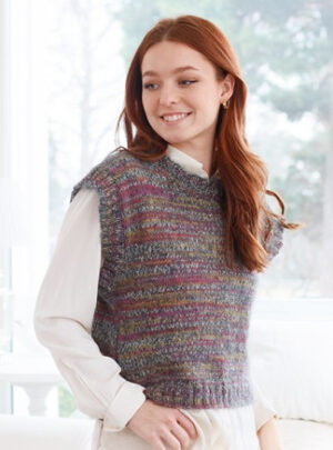 Fairytale by DROPS Design - Vest Strikkeopskrift str. S - XXXL