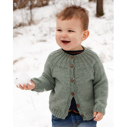 First Leaf Jacket by DROPS Design - Cardigan Strikkeopskrift str. 2-12 år First Leaf Jacket by DROPS Design - Cardigan Strikkeopskrift str. 2-12 år