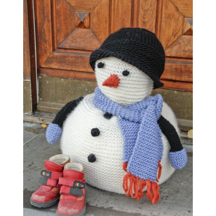 Frank by DROPS Design - Snemand Julepynt Strikkeopskrift 36 cm Frank by DROPS Design - Snemand Julepynt Strikkeopskrift 36 cm