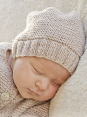 In my dreams by DROPS Design - Baby Hue Strikkeopskrift str. Præmatur - 3/4 år