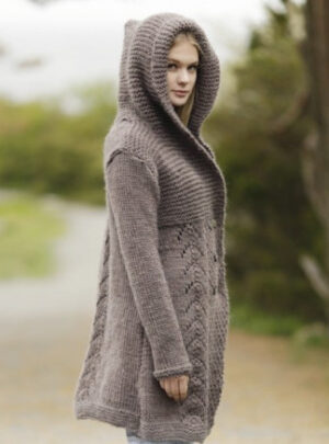 Into The Woods by DROPS Design - Jakke Strikkeopskrift str. S - XXXL