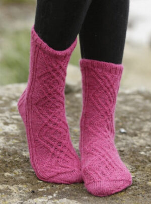 Isolde by DROPS Design - Sokker Strikkeopskrift str. 35/37 - 41/43