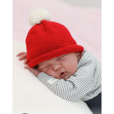 Itsy Bitsy Santa by DROPS Design - Baby Nissehue Strikkeopskrift str. Præmatur -3/4 år Itsy Bitsy Santa by DROPS Design - Baby Nissehue Strikkeopskrift str. Præmatur -3/4 år
