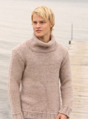 Jakob by DROPS Design - Sweater Strikkeopskrift str. S - XXXL