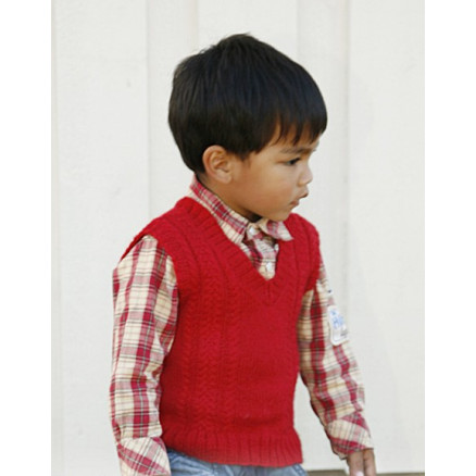 Justus by DROPS Design - Vest Strikkeopskrift str. 3/4 -11/12 år Justus by DROPS Design - Vest Strikkeopskrift str. 3/4 -11/12 år
