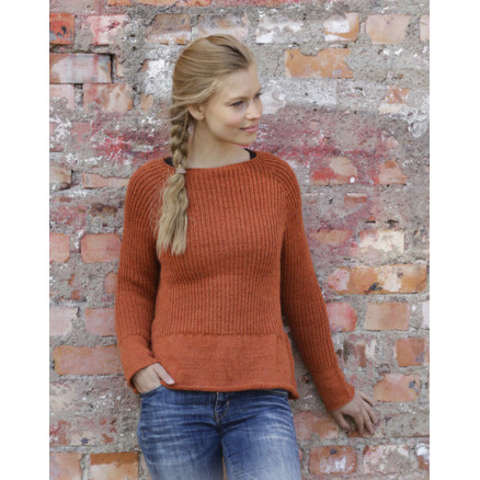 Last Days of Autumn by DROPS Design - Bluse Strikkeopskrift str. S - XXXL Last Days of Autumn by DROPS Design - Bluse Strikkeopskrift str. S - XXXL