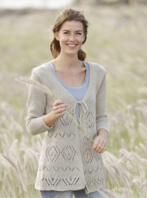 Late Spring by DROPS Design - Jakke Strikkeopskrift str. S - XXXL