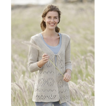 Late Spring by DROPS Design - Jakke Strikkeopskrift str. S - XXXL Late Spring by DROPS Design - Jakke Strikkeopskrift str. S - XXXL