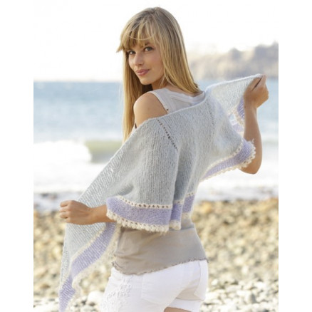 Lilia by DROPS Design - Sjal Strikkeopskrift 160x40 cm Lilia by DROPS Design - Sjal Strikkeopskrift 160x40 cm