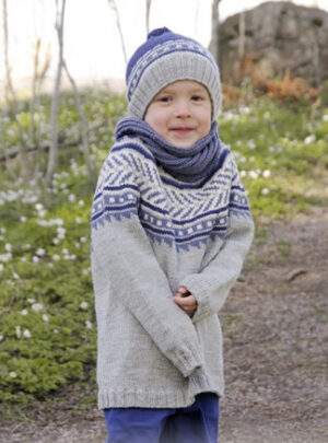 Little Adventure by DROPS Design - Bluse Strikkeopskrift str. 3/4 - 11/12 år