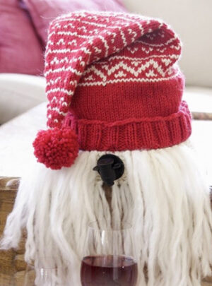 Merrier Christmas by DROPS Design - Vin-nisse Strikkeopskrift 2-3 L