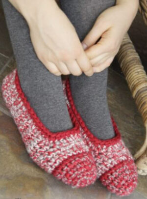 Merry Slippers by DROPS Design - Tøfler Hækleopskrift str. 35/37 - 42/44