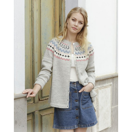 Mina Cardigan by DROPS Design - Jakke Strikkeopskrift str. S - XXXL Mina Cardigan by DROPS Design - Jakke Strikkeopskrift str. S - XXXL
