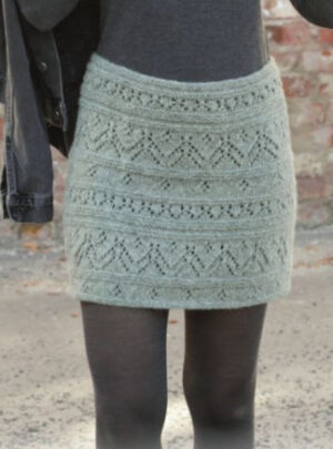 Mint Tulip by DROPS Design - Nederdel Strikkeopskrift str. S - XXXL