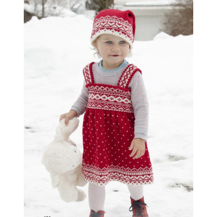 Miss Cookie by DROPS Design - Dress Strikkeopskrift str. 6 mdr-6 år Miss Cookie by DROPS Design - Dress Strikkeopskrift str. 6 mdr-6 år