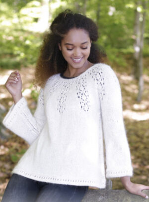 Nineveh Jumper by DROPS Design - Bluse Strikkeopskrift str. S - XXXL