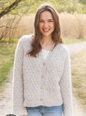 Northern Mermaid Cardigan by DROPS Design - Cardigan Strikkeopskrift str. XS/S - XXXL