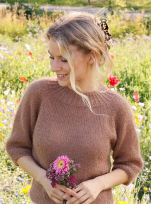 Nougat Dreams by DROPS Design - Bluse Strikkeopskrift str. S - XXXL