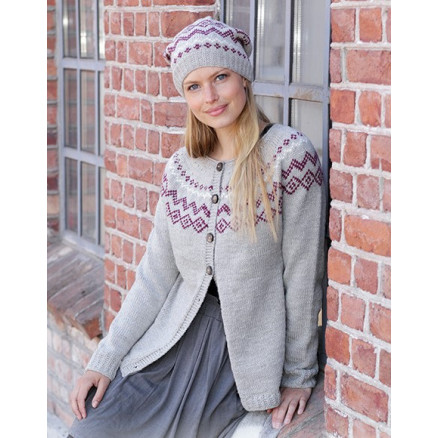 Old Mill by DROPS Design - Jakke Strikkeopskrift str. S - XXXL Old Mill by DROPS Design - Jakke Strikkeopskrift str. S - XXXL