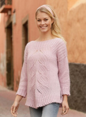 Poetry in Motion by DROPS Design - Bluse Strikkeopskrift str. S - XXXL