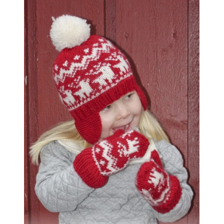 Prancing Around by DROPS Design - Sæt med Hue, Vanter og Hals Strikkeopskrift 3-14 år Prancing Around by DROPS Design - Sæt med Hue, Vanter og Hals Strikkeopskrift 3-14 år