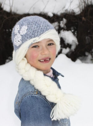 Princess Snowflake by DROPS Design - Hue Hækleopskrift str. 1/2 år - 7/8 år