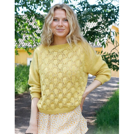 Queen Bee by DROPS Design - Bluse Strikkeopskrift str. S - XXXL Queen Bee by DROPS Design - Bluse Strikkeopskrift str. S - XXXL