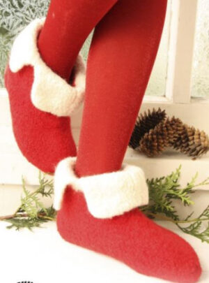 Santa Toe by DROPS Design - Filtede Tøfler Strikkeopskrift str. 21/23 - 45/48