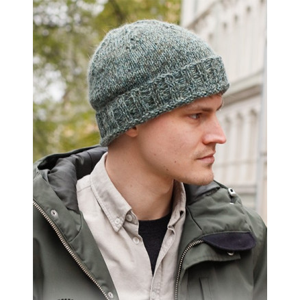 Sea Crest Hat by DROPS Design - Hue Strikkeopskrift str. S/M - L/XL Sea Crest Hat by DROPS Design - Hue Strikkeopskrift str. S/M - L/XL