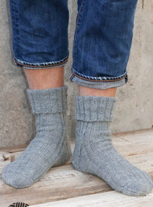 Shadow Spin by DROPS Design - Sokker Strikkeopskrift str. 38/40 - 44/46