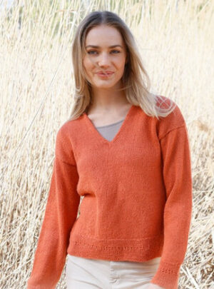 Simplicity by DROPS Design - Bluse Strikkeopskrift str. S - XXXL