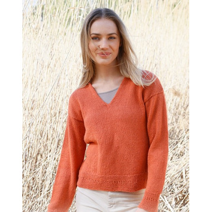 Simplicity by DROPS Design - Bluse Strikkeopskrift str. S - XXXL Simplicity by DROPS Design - Bluse Strikkeopskrift str. S - XXXL