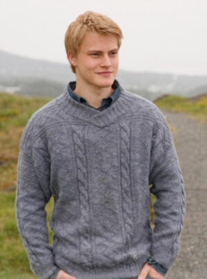 Sir Lancelot by DROPS Design - Sweater Strikkeopskrift str. S - XXXL