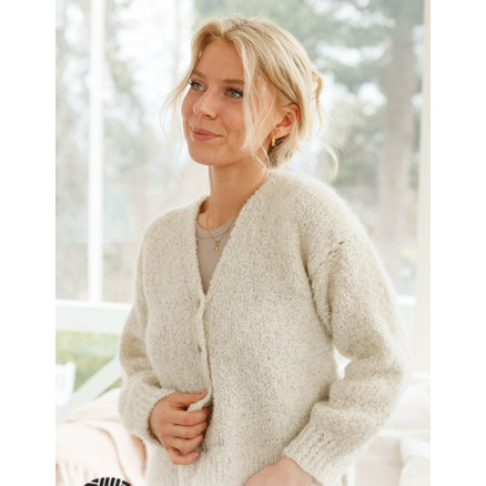 Snuggly Hug by DROPS Design - Cardigan Strikkeopskrift str. XS - XXL Snuggly Hug by DROPS Design - Cardigan Strikkeopskrift str. XS - XXL