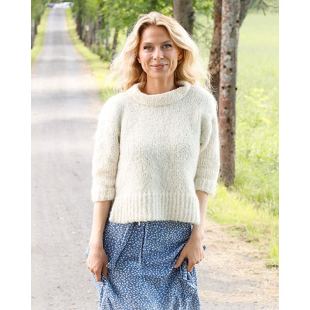 Soft Journey by DROPS Design - Bluse Strikkeopskrift str. S - XXXL Soft Journey by DROPS Design - Bluse Strikkeopskrift str. S - XXXL