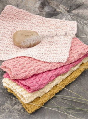 Spotless by DROPS Design - Klude Strikkeopskrift 24x24 cm