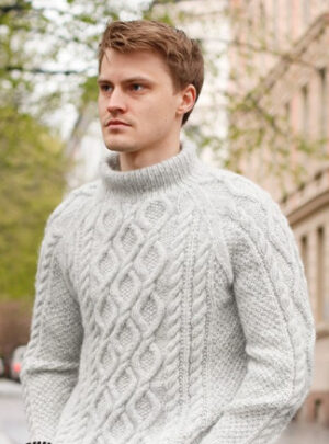 Stone Cables by DROPS Design - Bluse Strikkeopskrift str. S-XXXL